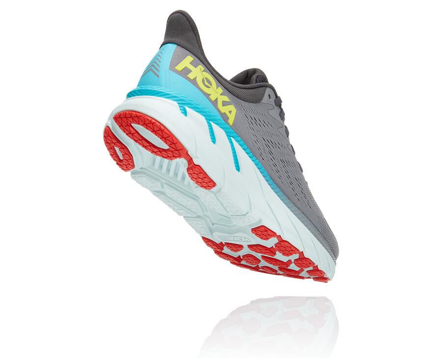 Tenis Hoka One One Hombre Grises - Clifton 7 - QSON49820